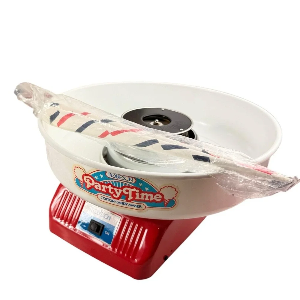 Vintage Robeson‎ Party Time Cotton Candy Maker CC1 3701 Tabletop Machine Used 1x